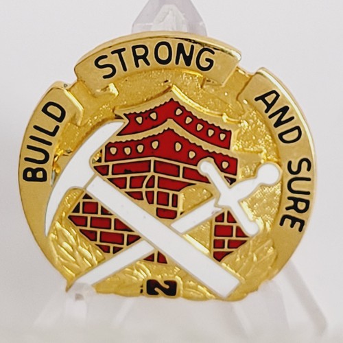 24th Engineer Group Type 2 Distinctive Unit Insignia Army Crest DUI DI NHM - Picture 1 of 2