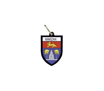 schlüsselanhänger schlüsselband flagge flaggen wappen stadt frankreich mimizan