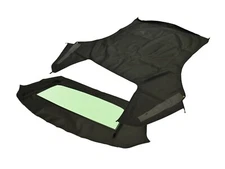 Fits: Toyota Solara Soft Top & Plastic Window 1999-2003 Haartz BLACK VINYL