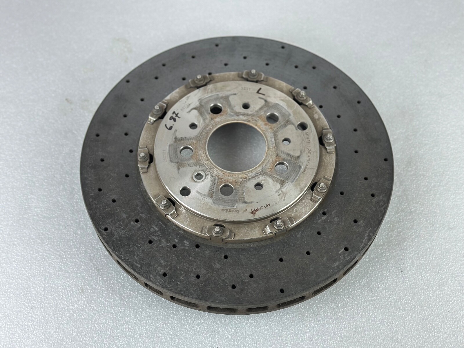Ferrari 458, California, California T BRAKE ROTOR CCM Rear  282121 / 304561 used