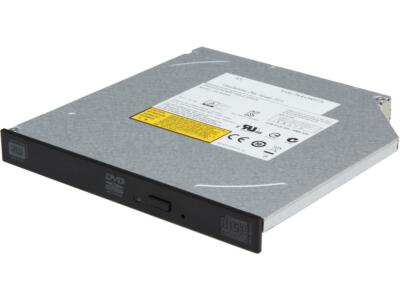 Lite-On DS-8ABSH-01 SATA Slim Internal CD DVD Burner Writer Player Drive Tested
