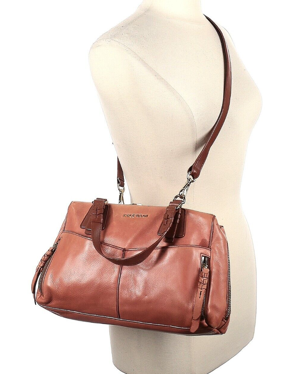 Cole Haan Leather Satchel Crossbody Purse Camel Brown with Cole Haan Leather Satchel Crossbody Purse Camel Brown with