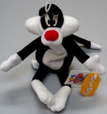 Vintage Applause Bean Bag Looney Tunes Sylvestor The cat doll w/Tags 1990s