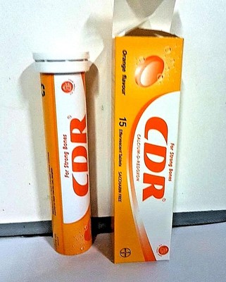 Calcium-D-Redoxon CDR 15 Effervescent Tablet Orange Flavor