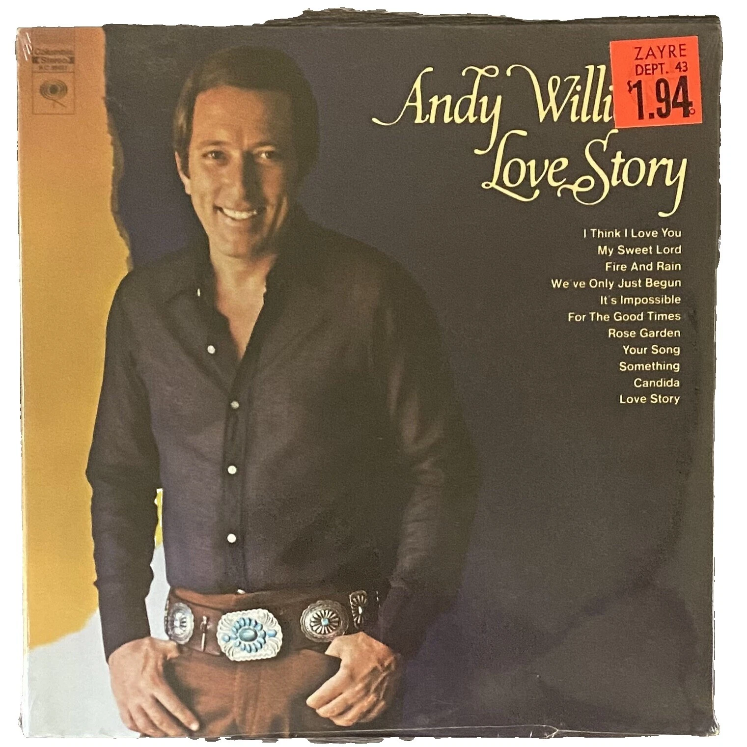Andy Williams Rock Vinyl Records