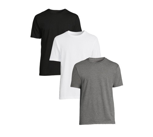 george 5 pack crew neck tee