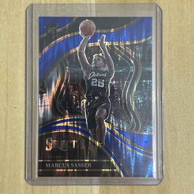 2023-24 Panini Select - Courtside Marcus Sasser #292 Blue