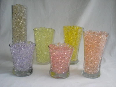 SUBLIME GIFTS Water beads -USA water jelly beads -29 different colors -each pk makes 1 1/2 Qrt