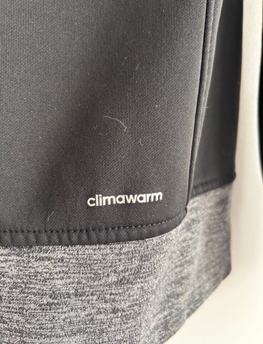 Women Adidas Gray Climawarm Pullover Hoodie - Picture 3 of 4