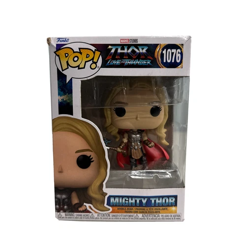 Funko Pop Bobble Thor Love Thunder 1076 Exclusive Mighty Thor Torn back/top dent