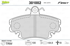 Valeo 301002 brake pad set, disc brake for Alpine Dacia Peugeot Renault