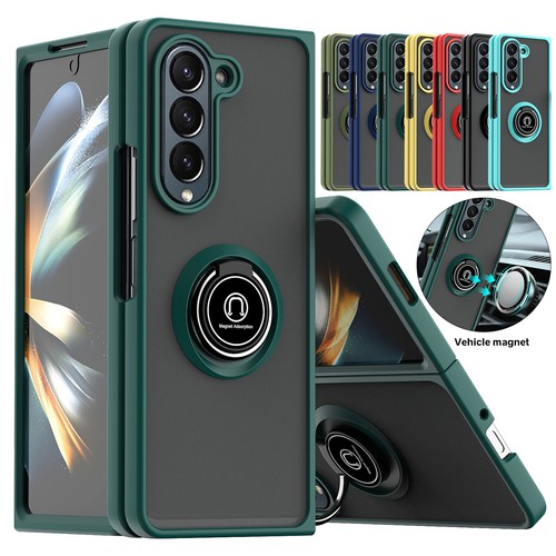 Für Samsung Galaxy Z Fold5 4 3 Magnet Ring Hülle Stoßfest Cover Hard PC Cover - Bild 1 von 28