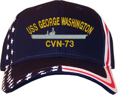 USS George Washington キャップ CVN-73 ネイビー