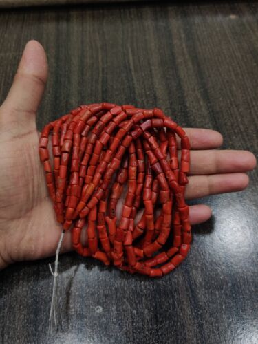 Cuentas sueltas de piedras preciosas de coral natural de 16 pulgadas 1 hilo c... - Imagen 13 de 16