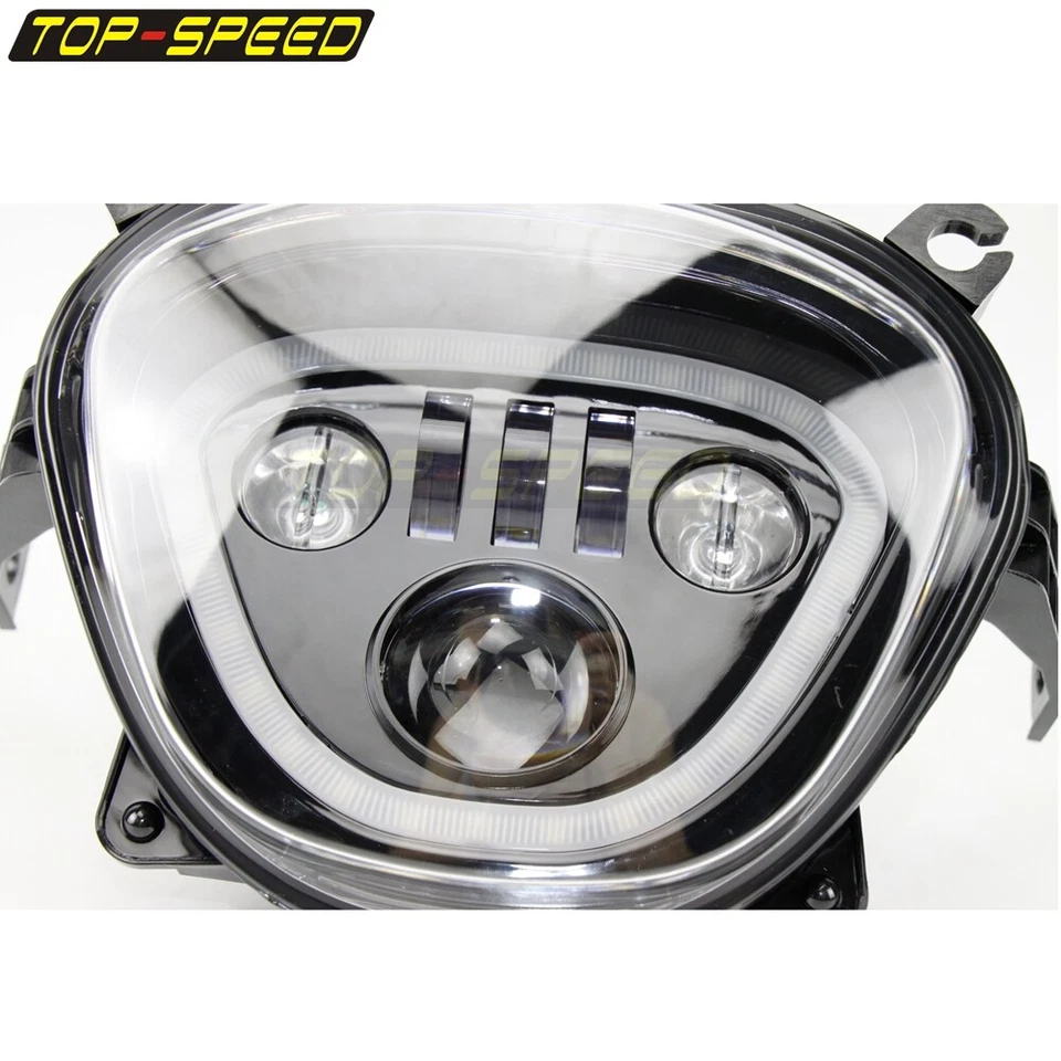 Faro LED luz alta baja para moto Suzuki Boulevard M90 M109R 2006-2022 Foto 4 de 4