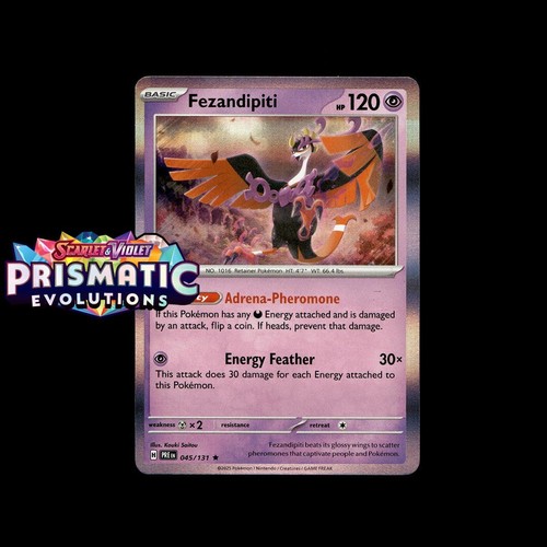 Pokemon Prismatic Evolutions: Choose Your Card! Reverse Holo/Holo EX Full Art NM - Picture 56 of 173