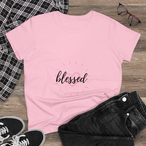 Blessed Women's Midweight Cotton Tee, T shirt - Bild 5 von 13
