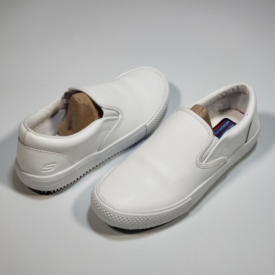 skechers gibson brogna white