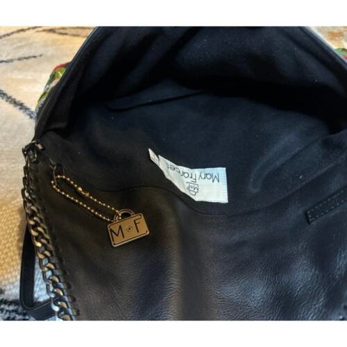 Mary Frances embroidered floral black Crossbody purse - Picture 5 of 9