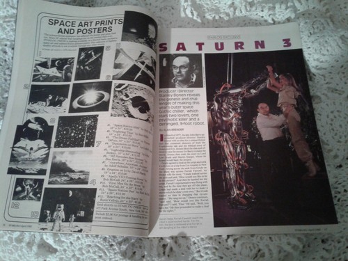 Vintage Starlog Magazine 1980 Farrah Fawcett Saturn 3 - Picture 3 of 3