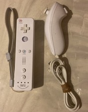 OEM Nintendo Wii Motion Plus Remote Controller RVL-036 w/ Nunchuck