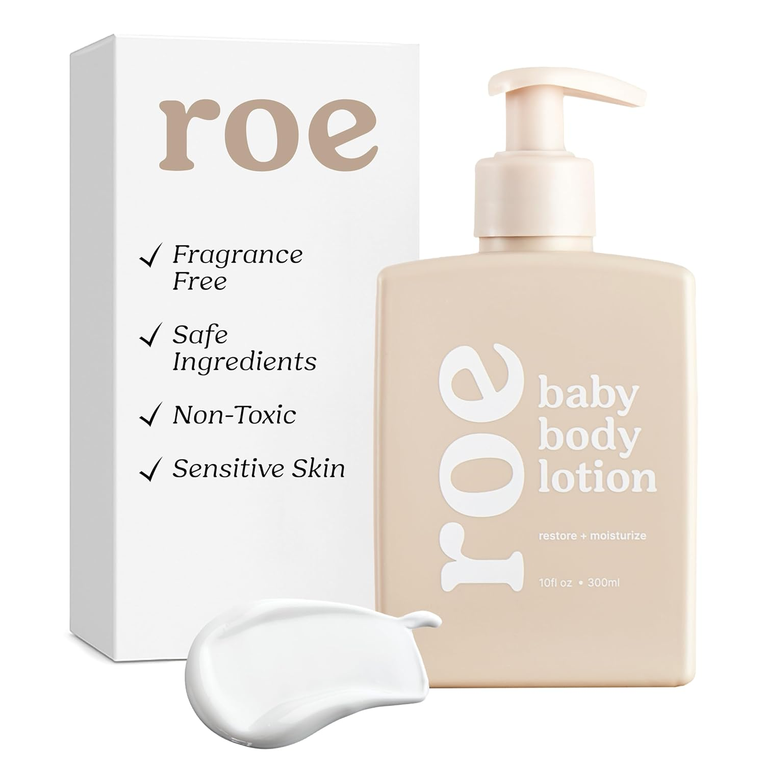- Baby Lotion Moisturizer Fragrance-Free | Great for Sensitive Skin Lightweight
