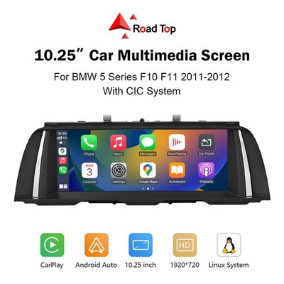 10.25  Carplay Car Multimedia Screen Navi For BMW CIC 5er F10 F11 2011-2012 Year