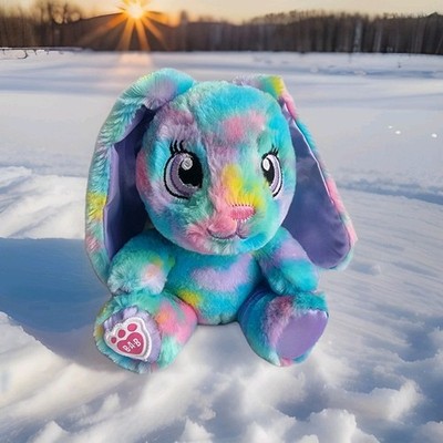Build-A-Bear Workshop Pawlette Hase Regenbogen Batik Plüschhase 18 cm Stofftier