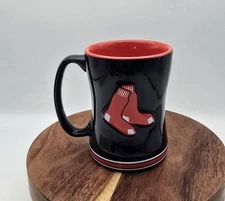 Boston Red Sox Sculpted Relief Style Coffee Mug - Boelter Brands 2016 - MLB EUC