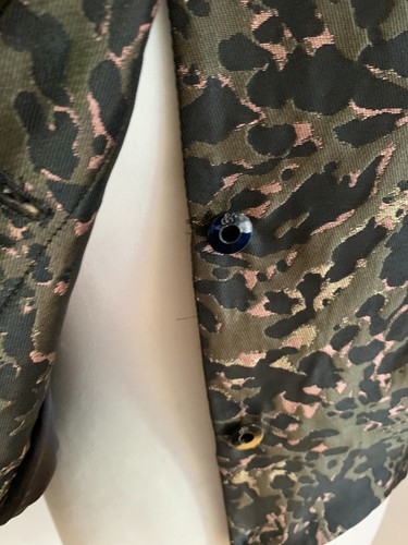 Scotch & Soda coat jacket S NEW BNWT animal print jacquard collarless short boxy - Picture 4 of 14