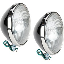 1934 Fits Ford Commercial Headlights 12v Halogen Stock 9-12 In Diameter