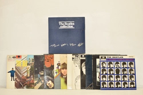 The Beatles BC-13 Blue Box Set UK LP Vinyl Collection HTM 13 LP  NM- Media