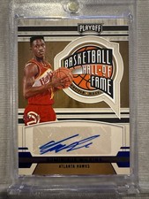 2021-22 Panini Chronicles Playoff Dominique Wilkins Hall Of Fame Auto /35 Card