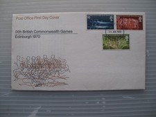 IXth British Commonwealth Games Edinburgh - First Day of Issue - 15 July 1970