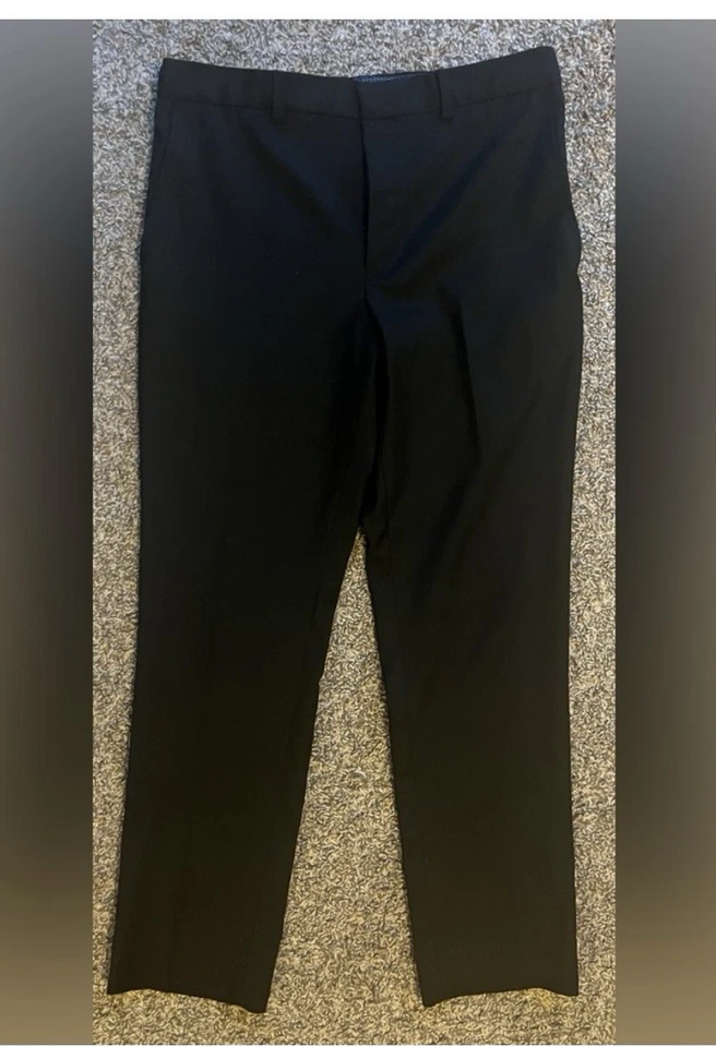 Boys Ralph Lauren Black Dress Pants, Sz 14 Husky - Image 2 of 4