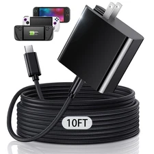 MENEEA 10FT 65W Fast Charger for Nintendo Switch 2, Steam Deck & ROG Ally PD3...