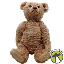 Steiff Mohair Teddy Bear Little Max Anniversary Plush with Bag No. 668289