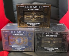 5-pc Diceomatic by Yarro Studios - Dragons mechanical dice spinner two theme set