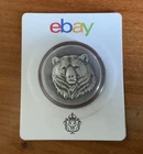 Scottsdale Mint STACKER® Grizzly Bear CertiLock - Antiqued 1 oz .999 Fine Silver