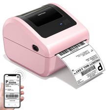 Bluetooth Thermal Label Printer 4x6 - D450BT Shipping Label Printer for Small...