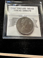 1982 Type #2  Coin Mart Graded Fifty ¢50 Cent **MS-63**.