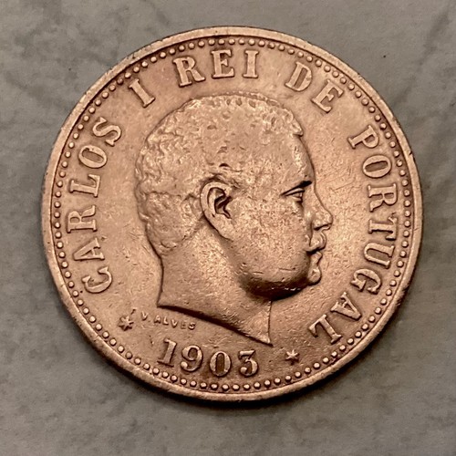 ~1903 Portuguese India Silver One Rupia / Rupee - Sale Priced