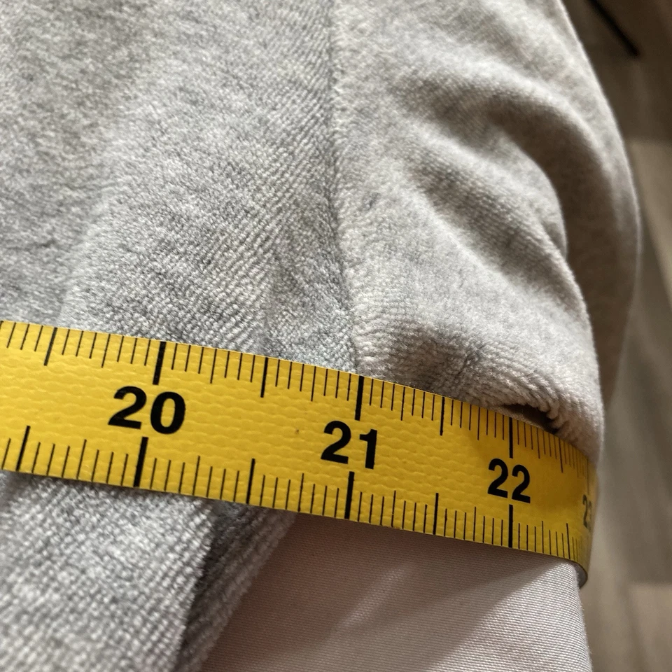 Женский серый уютный халат с поясом из хлопковой смеси Anthropologie размер S/M одежда для отдыха - Изображение 4 из 4