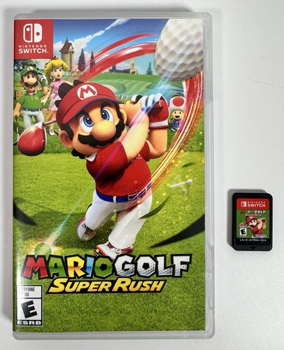 Mario Golf: Super Rush (Nintendo Switch, 2021) Complete CIB Tested Working