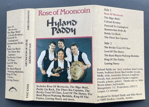 Hyland Paddy - Rose Of Mooncoin Cassette Tape Dolphin Records Ireland - Picture 3 of 3