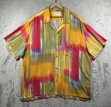 VTG Jams World Glacier Aloha Shirt S/S Men  s XL Hawaiian Troplical Colorful