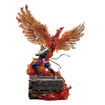 Cavalieri Zodiaco Saint Seiya Phoenix Ikki Deluxe Statue Iron Studios Sideshow