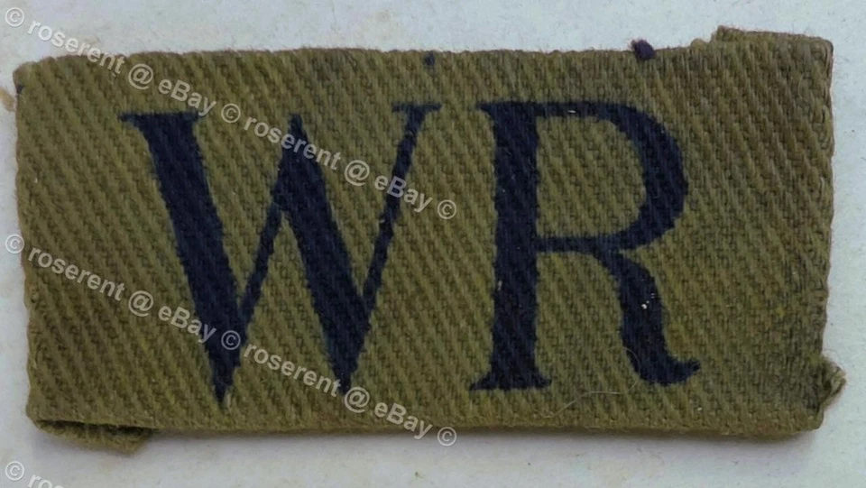 WW2 the West Riding Home Guard - original screen printed Cloth Shoulder title - Image 1 of 2