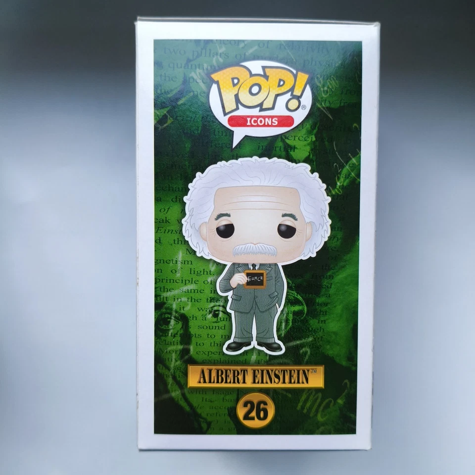 Funko Pop! Albert Einstein #26 Icons Wolrd History - Vaulted Vinyl Figure - Immagine 4 di 4