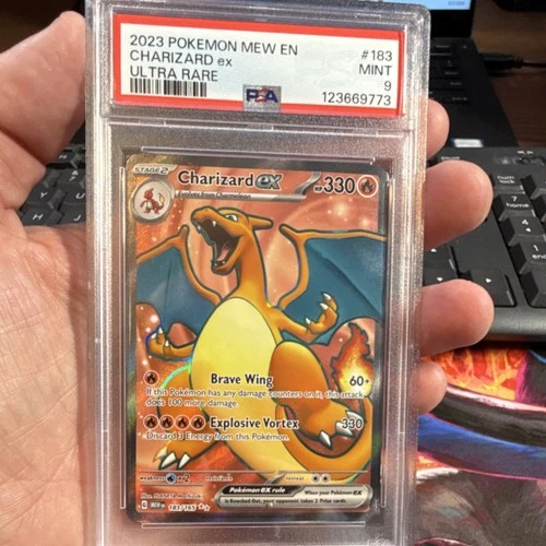 Pokémon 151 Charizard ex 183/165 Ultra Rare Holo English PSA 9 2023